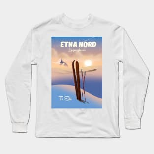 Etna Nord Linguaglossa italy Long Sleeve T-Shirt